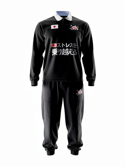Japan Rugby Jersey and Nylon Windbreaker Cargo Pants