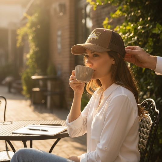 Brown Velvet Trucker Hat